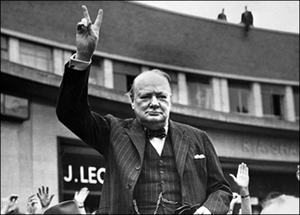Винстон Черчиль в Лондоне